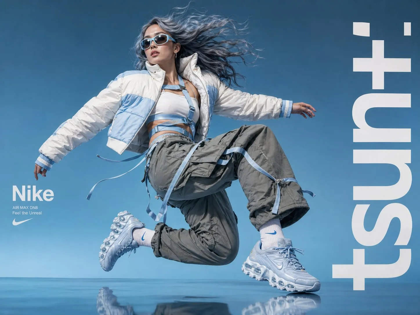 High fashion photograph of nike ads