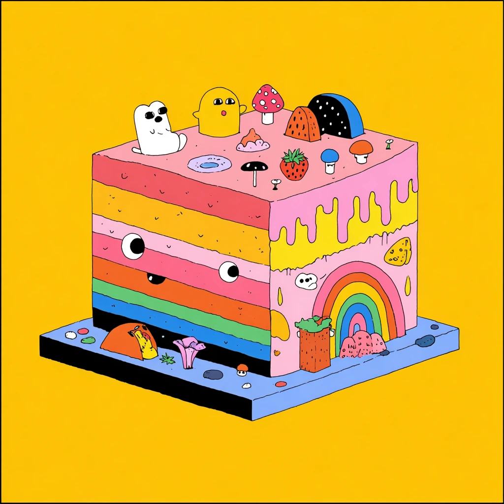 Rainbow cake