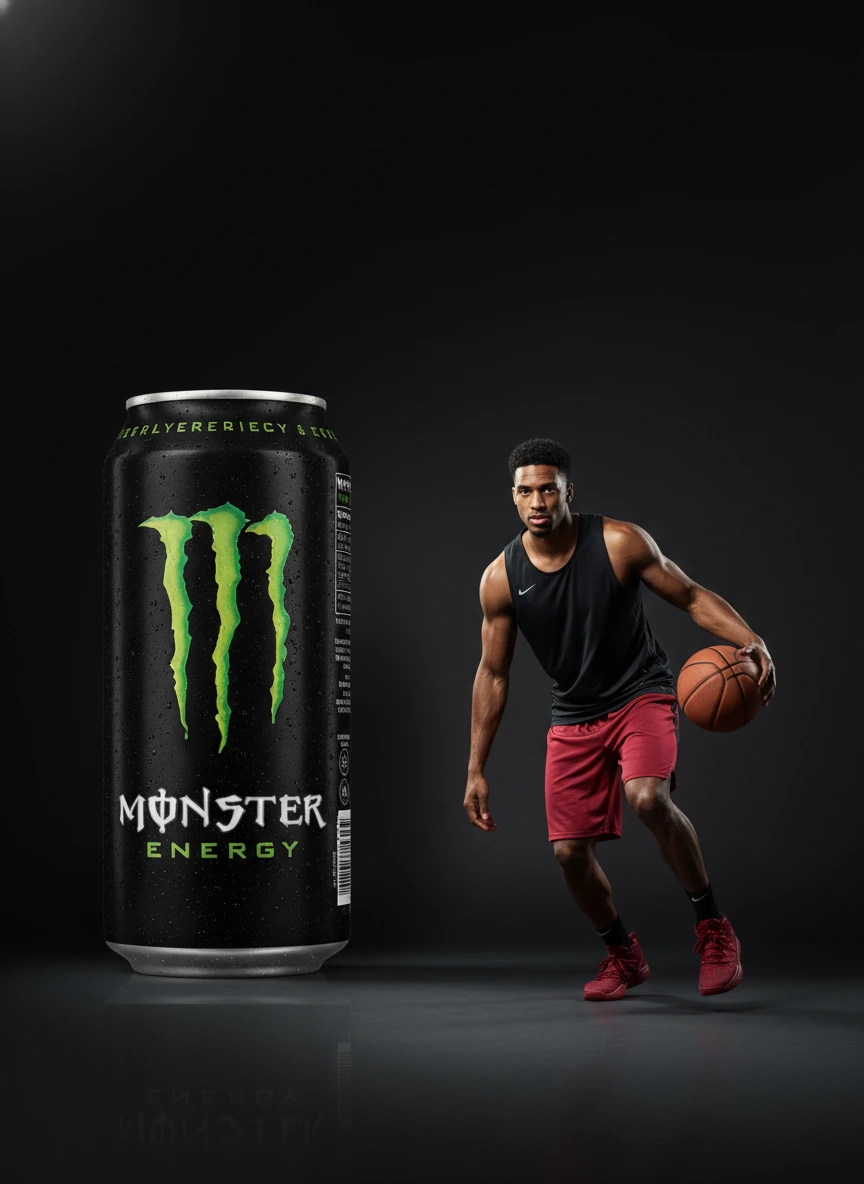 Branding poster of  Monster Energy drink