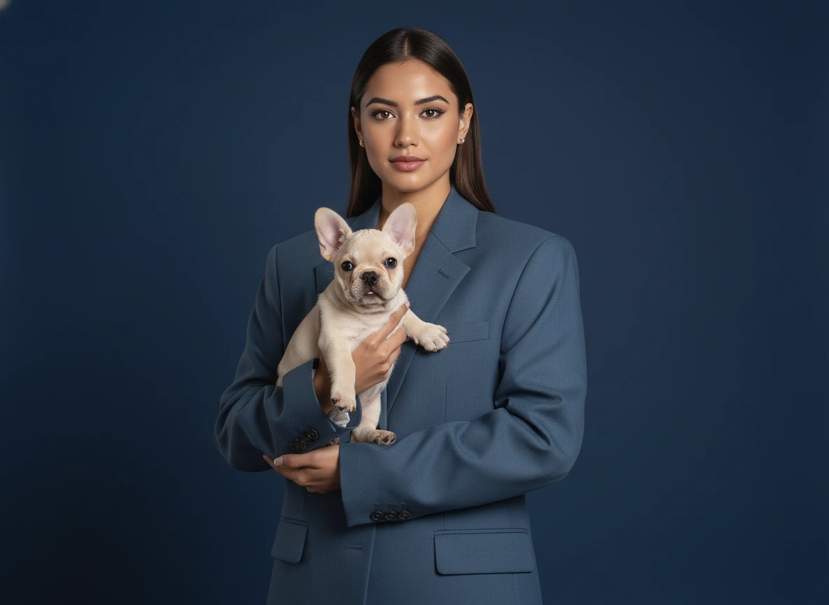 Professional headshots with pet dog