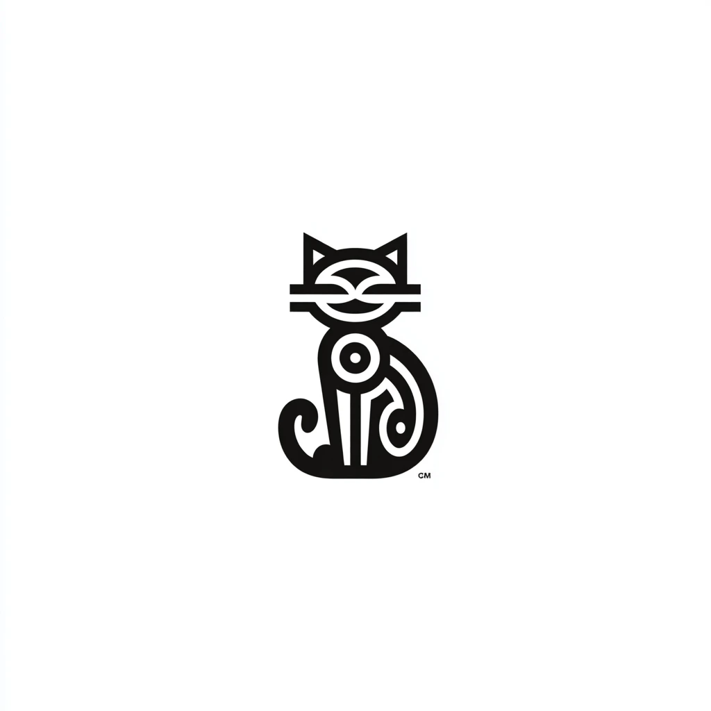 Black & white minimal icons