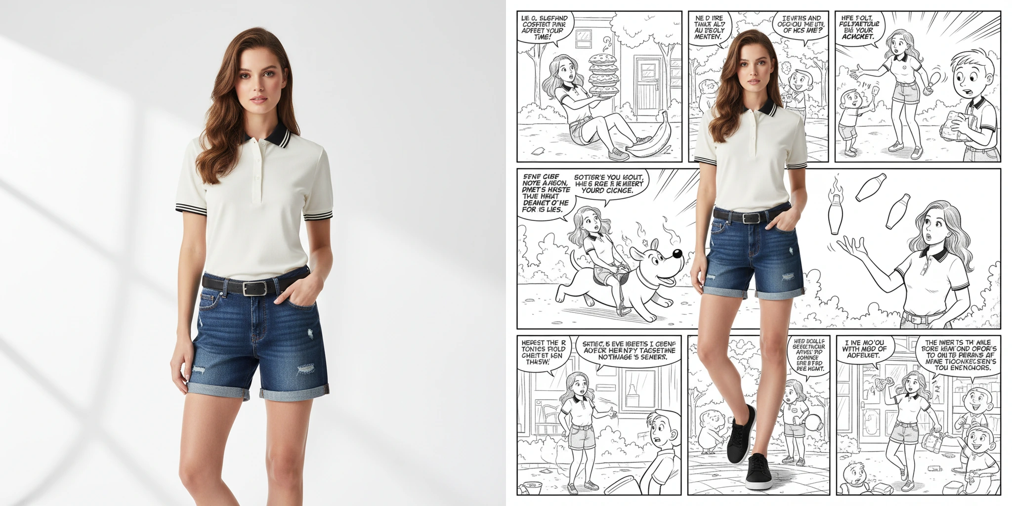 Photo-comic book remix