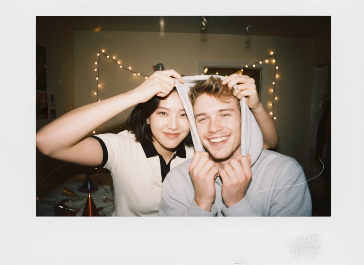 Polaroid photo style