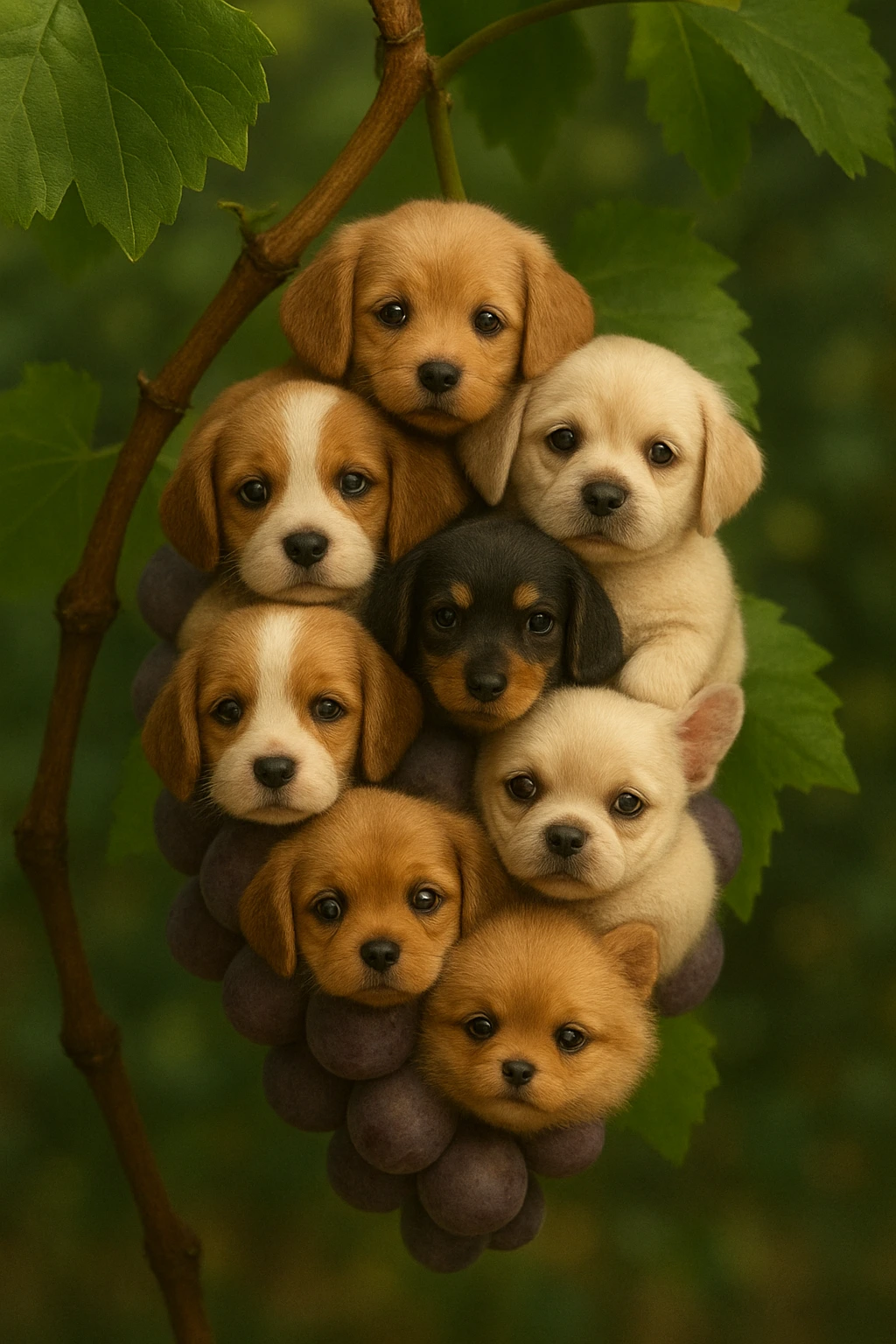 Puppy grapes