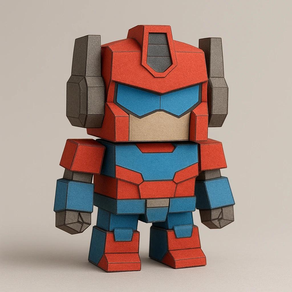 Paper toy of autobots