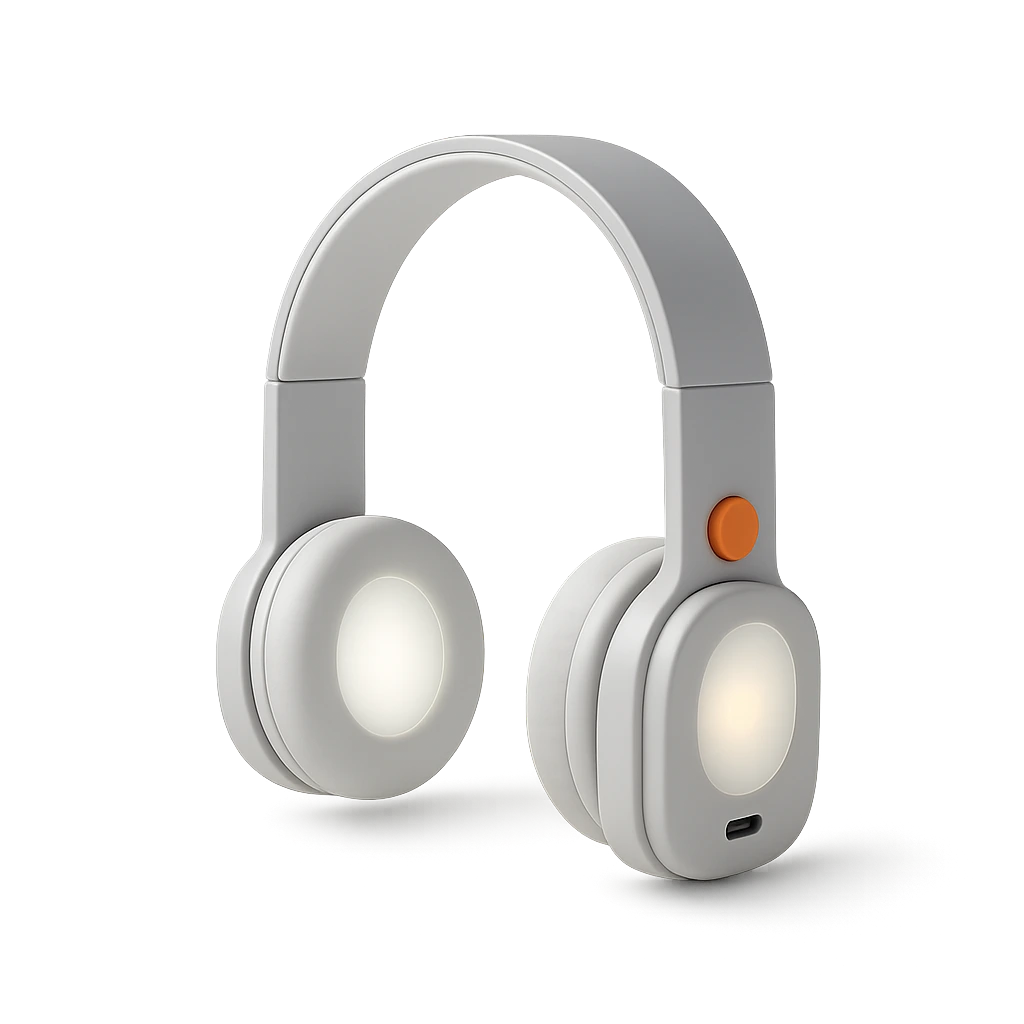 3D style render headphone