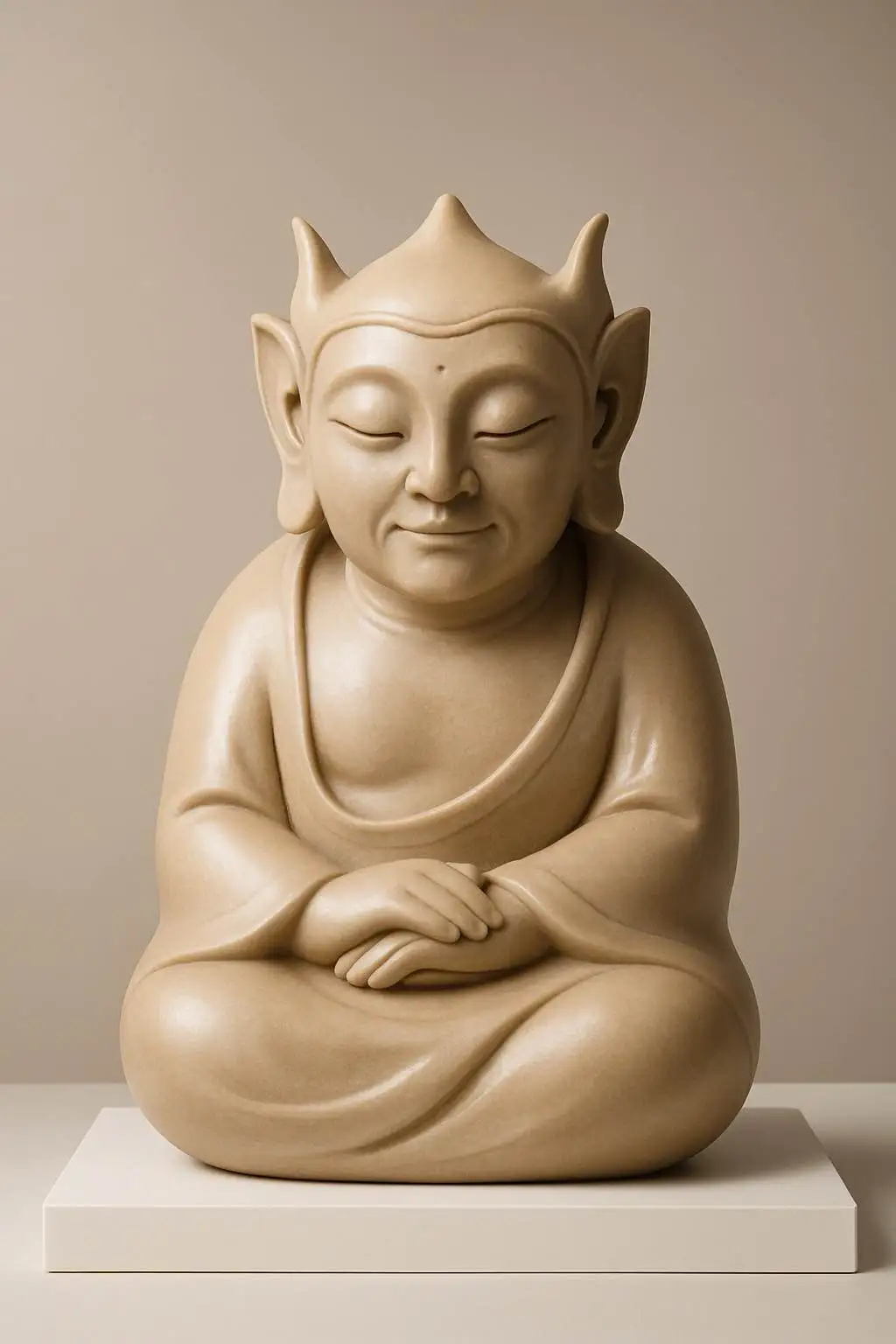 Ceramic scuplture of guardian spirit