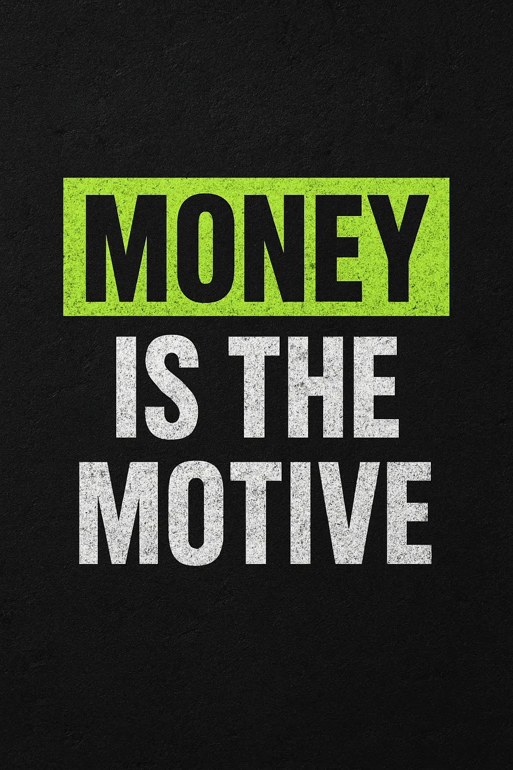 Industrial motivation poster