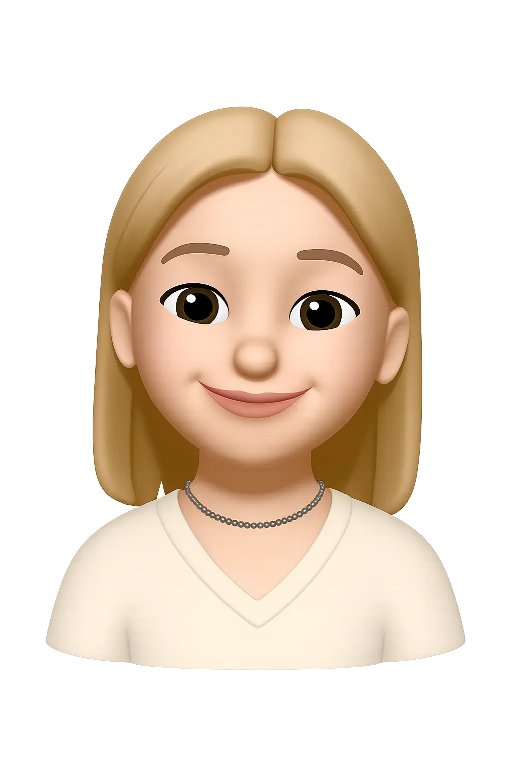 3D momoji style women avartar
