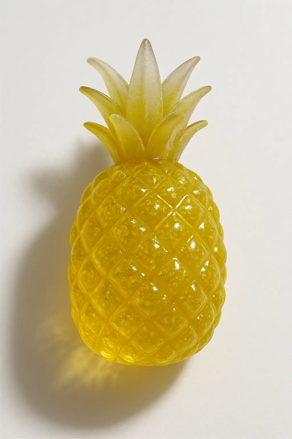 Translucent glass pineapple