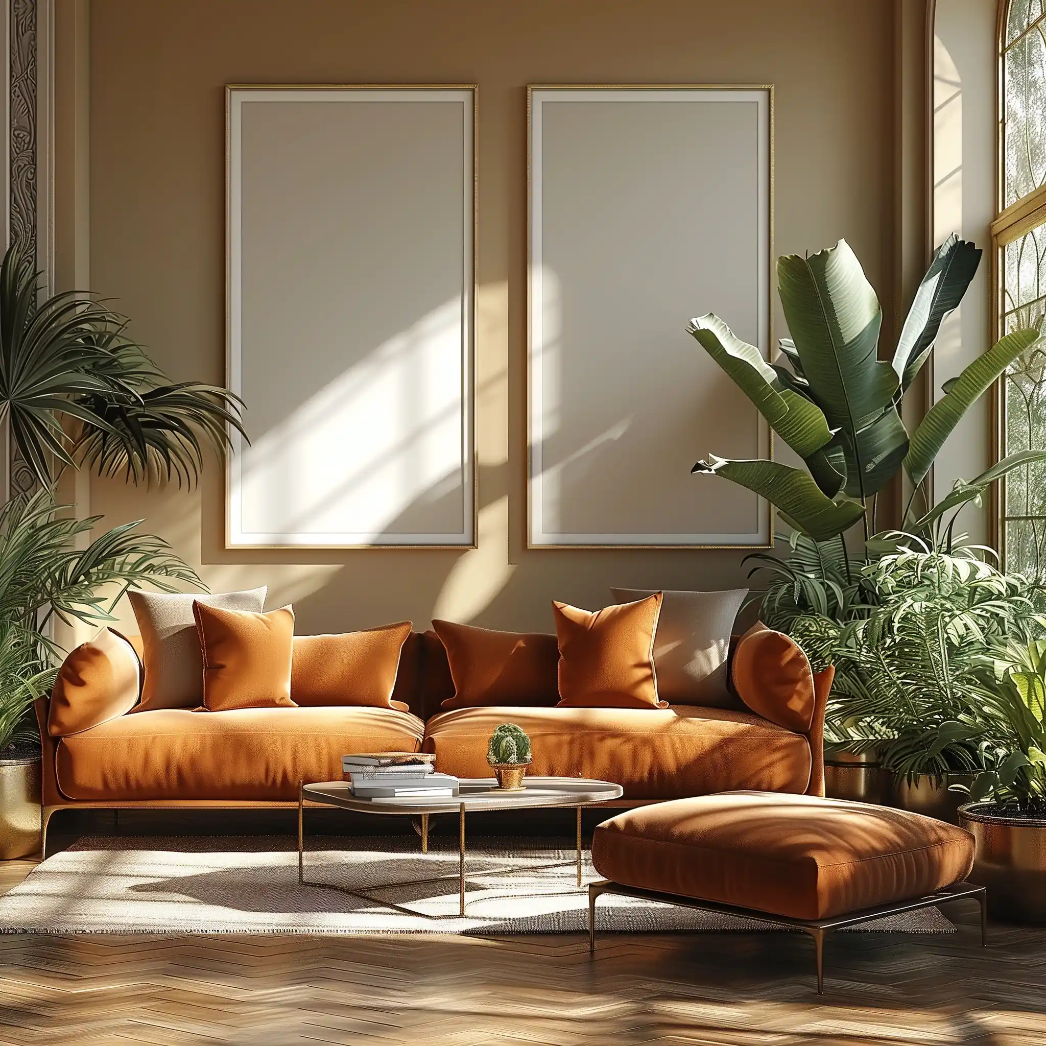 Minimalist Living Room Frames