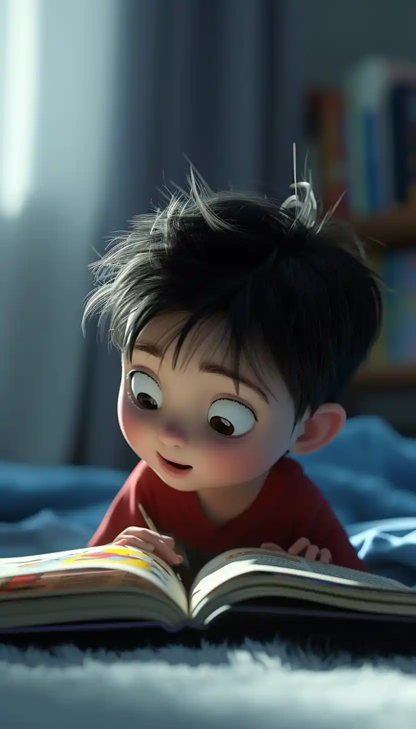 Disney Toon Kid Reading