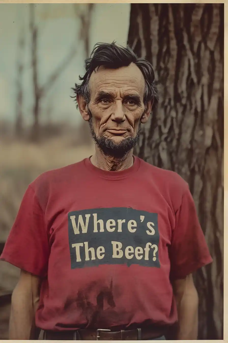 Vintage Lincoln Wheres The Beef