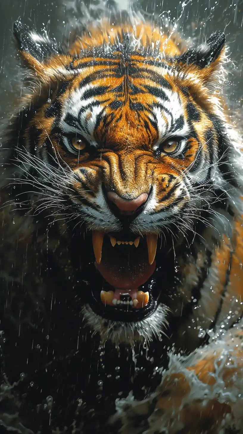 Explosive Tiger Grin