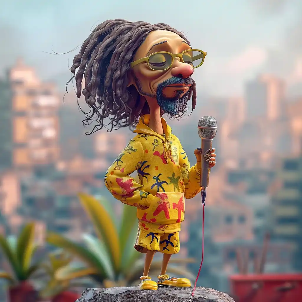 Caricature Snoop Dog 3D