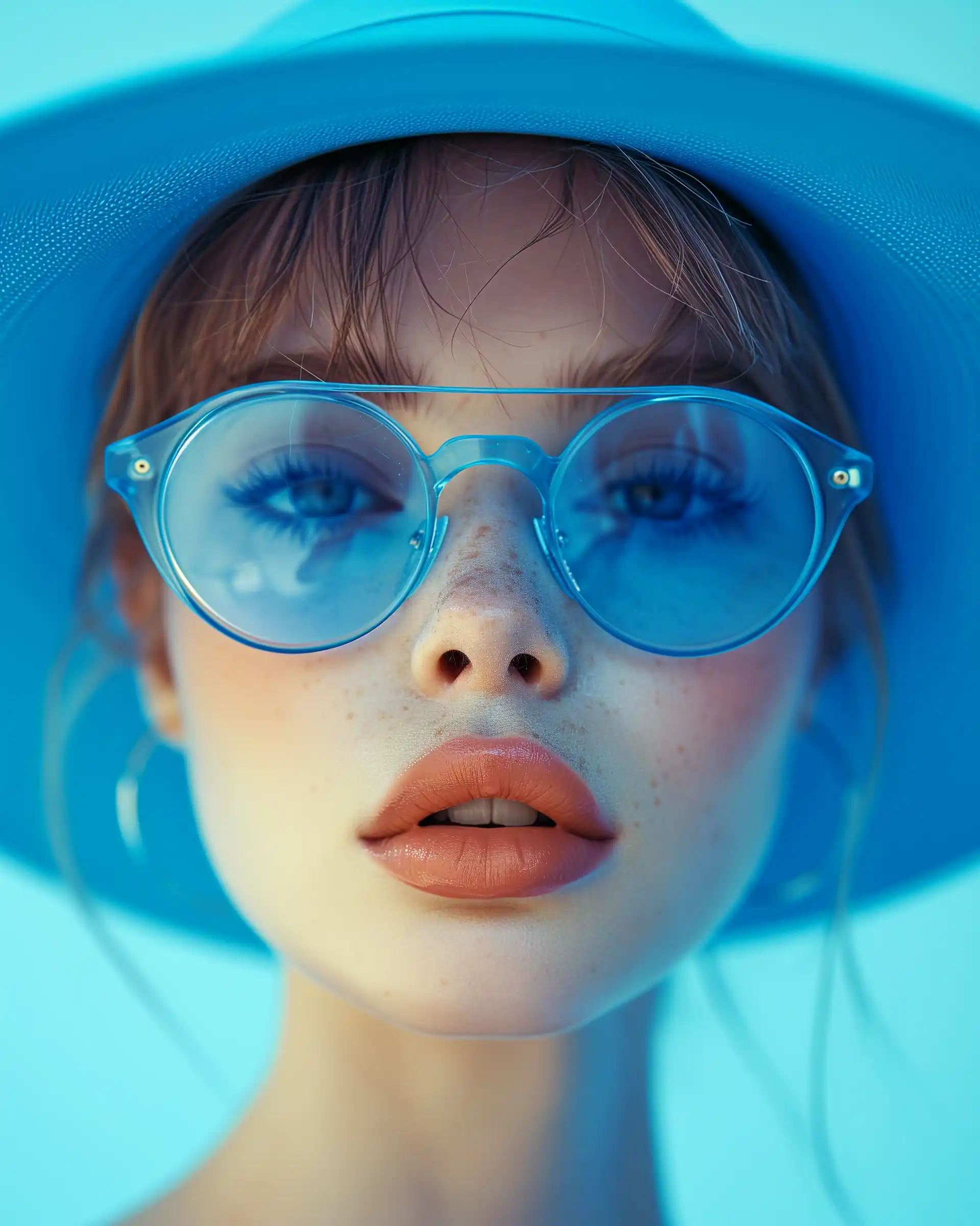 Fashionable Colorful Portrait