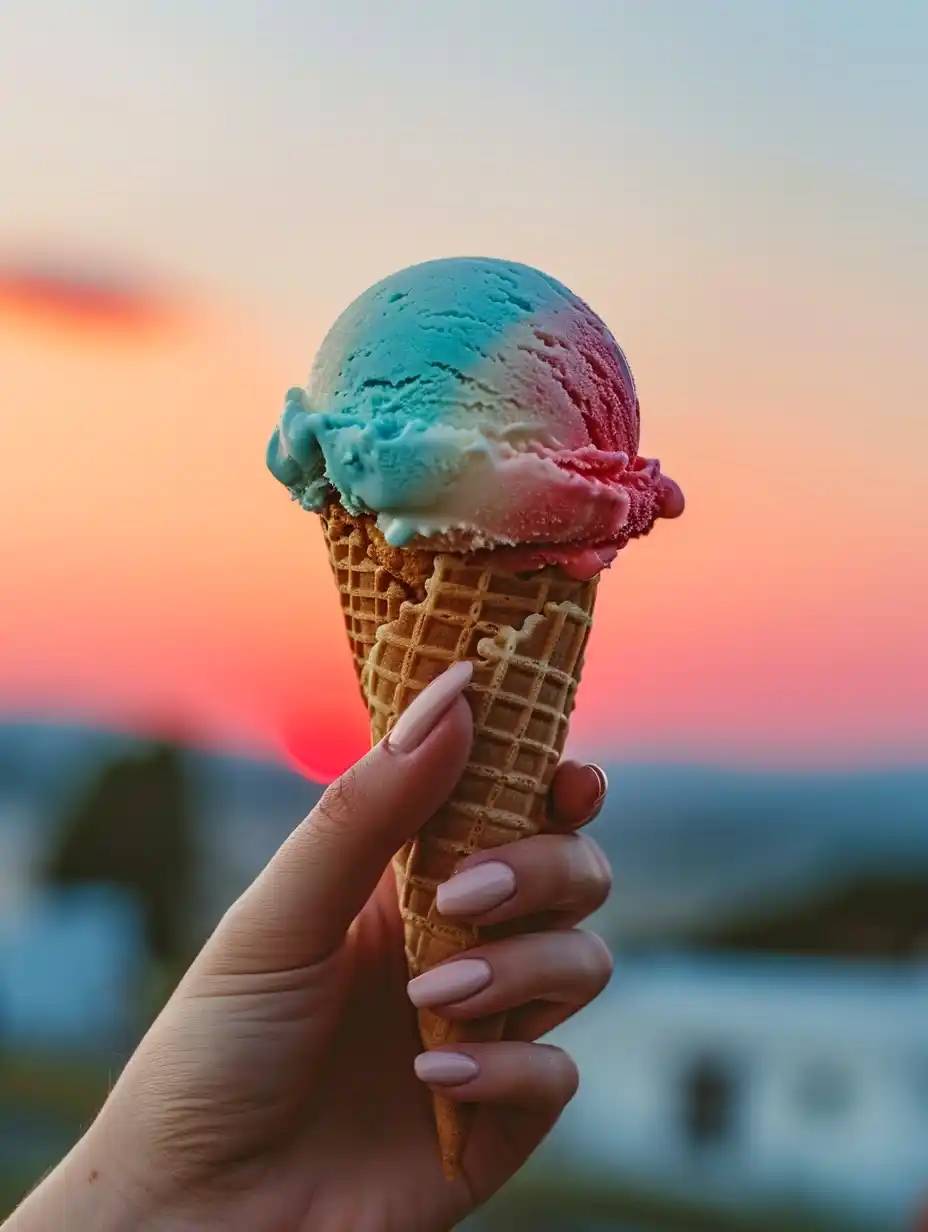 Colorful Ice Cream Hand