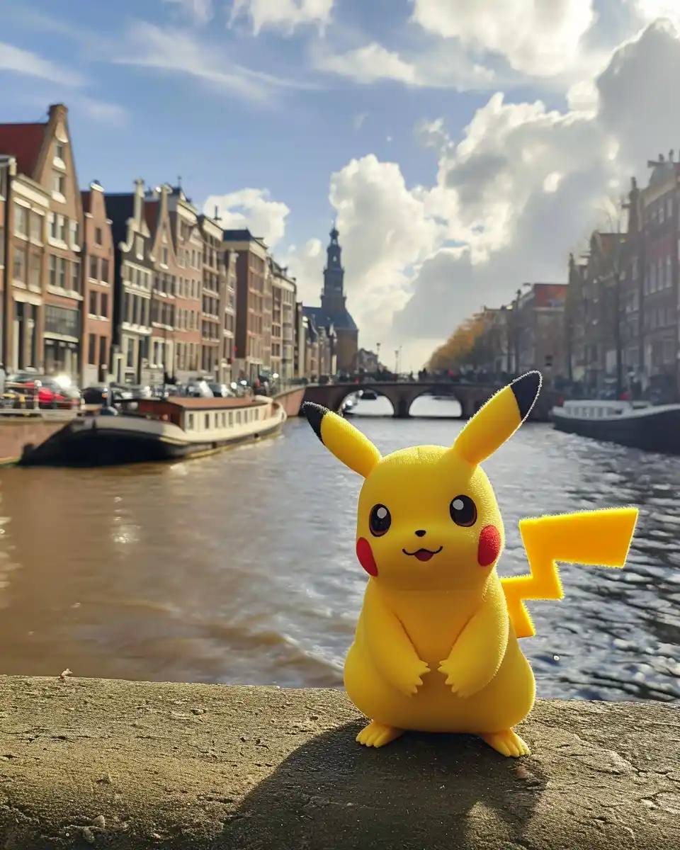 Dutch Pikachu in Photo