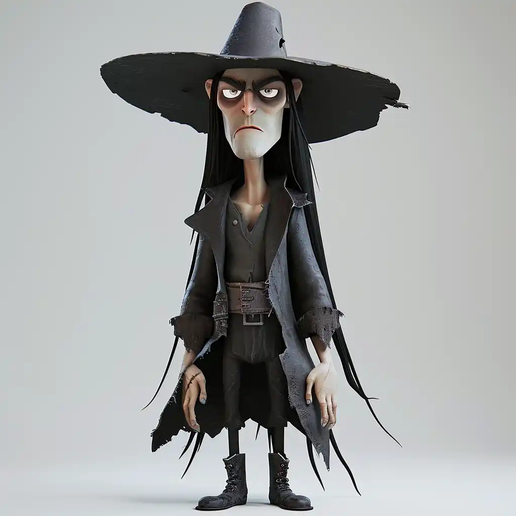 Shady-eyed DND Witch Hunter