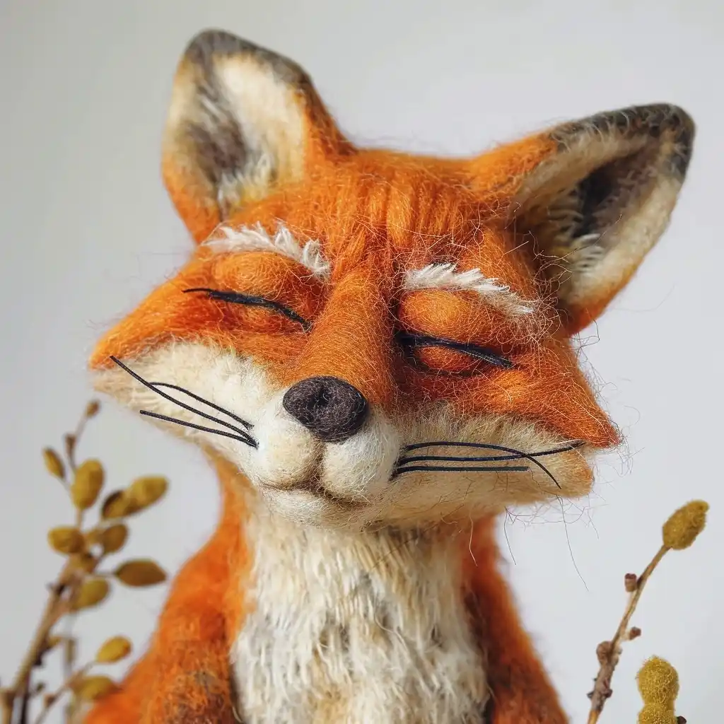 Thorny Fox Needle Felting