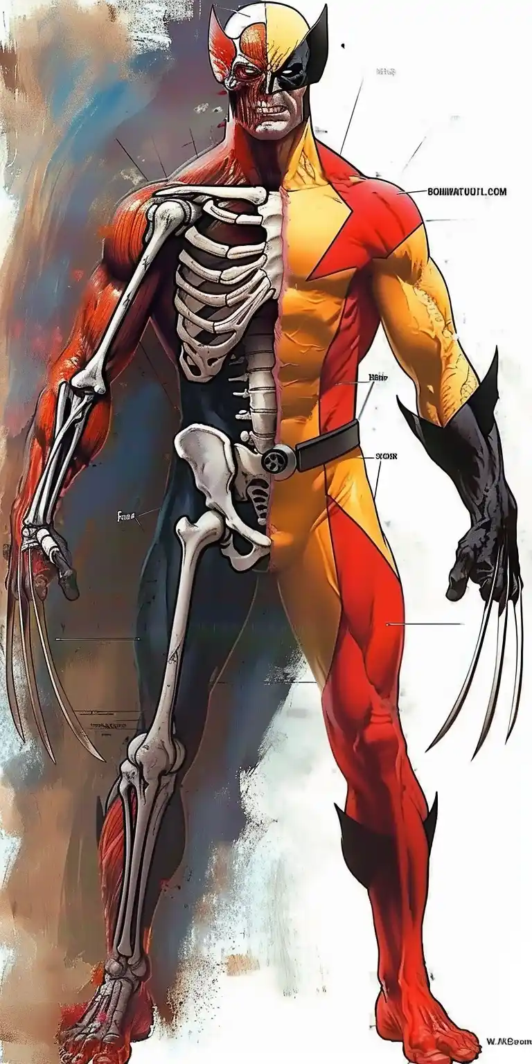 X-Ray Wolverine Dynamic Comic
