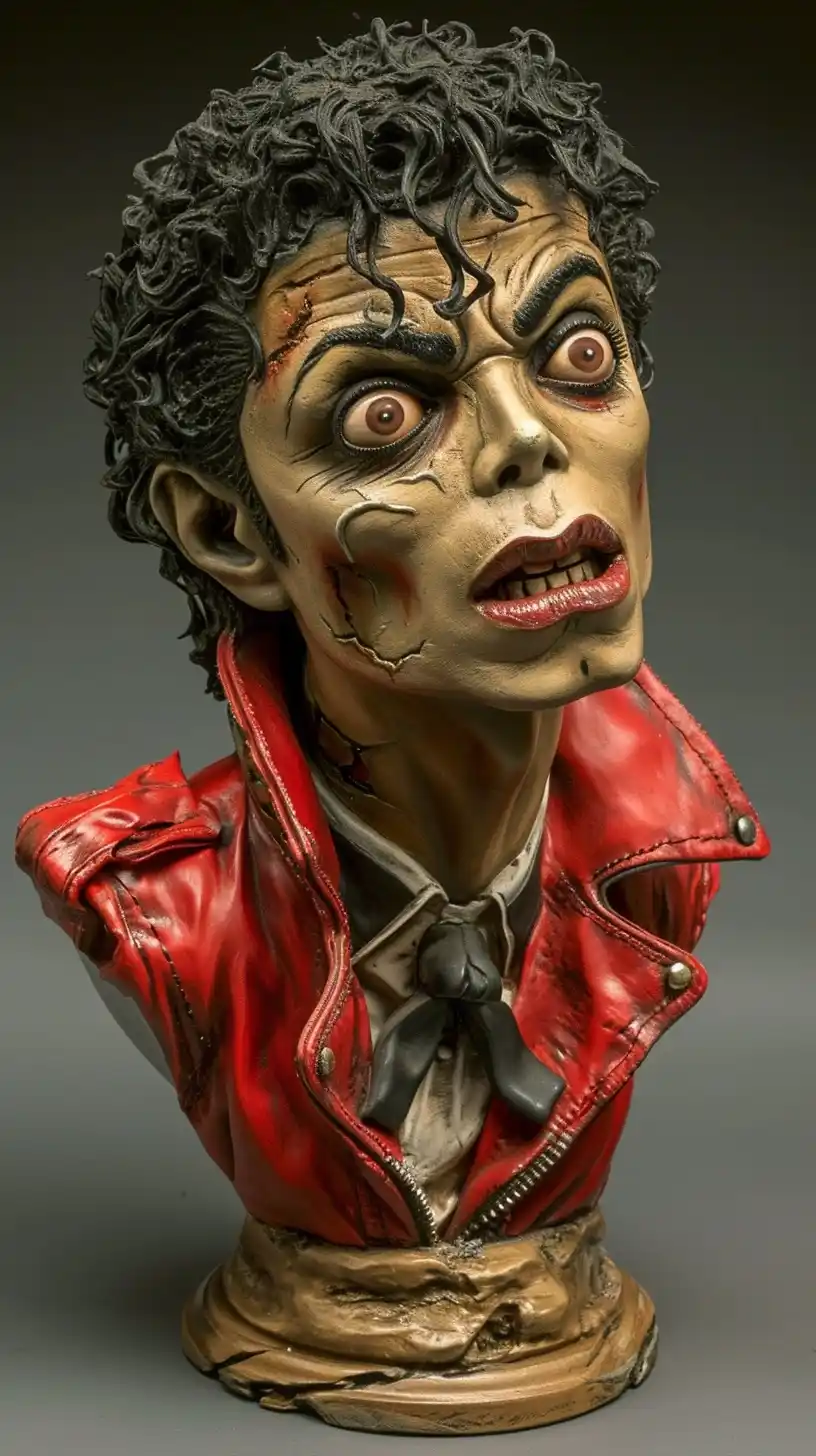Thriller Caricature Sculpture