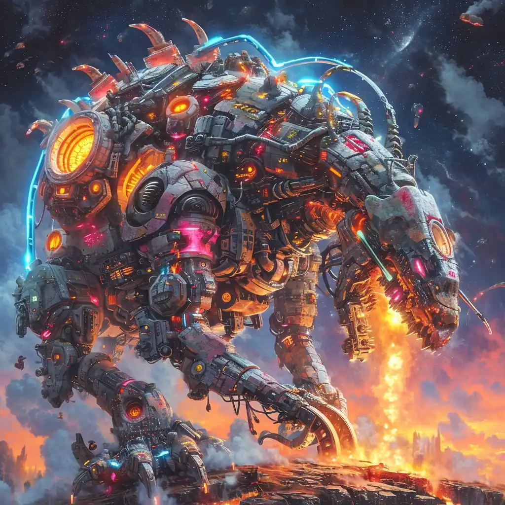 Biomech Kaiju Heliocentric Fusion