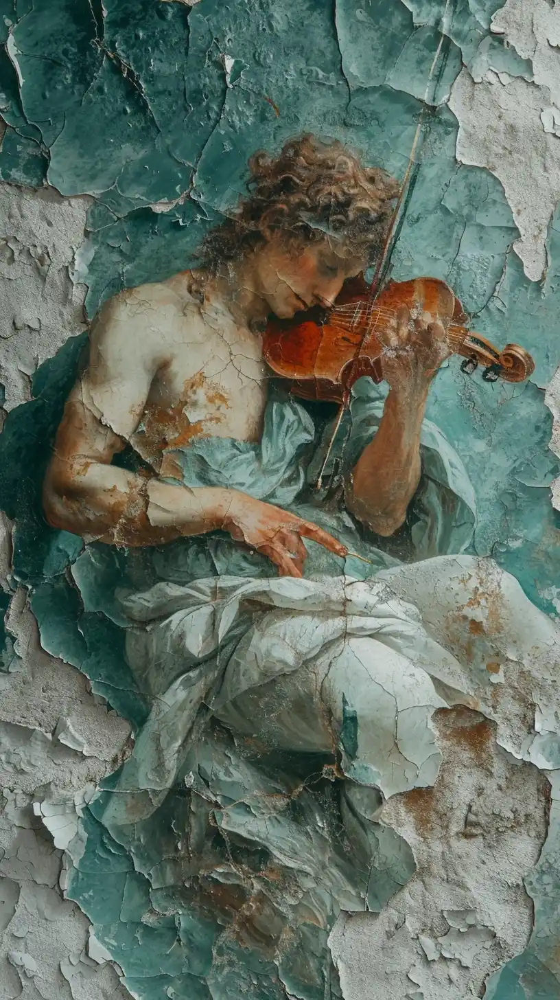 Cracked Renaissance Fresco
