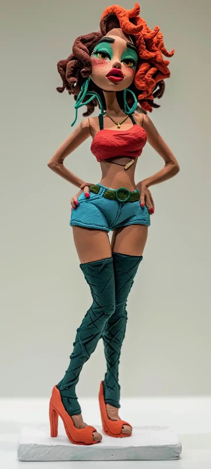 Plasticine Woman Lois Van Baarle Style