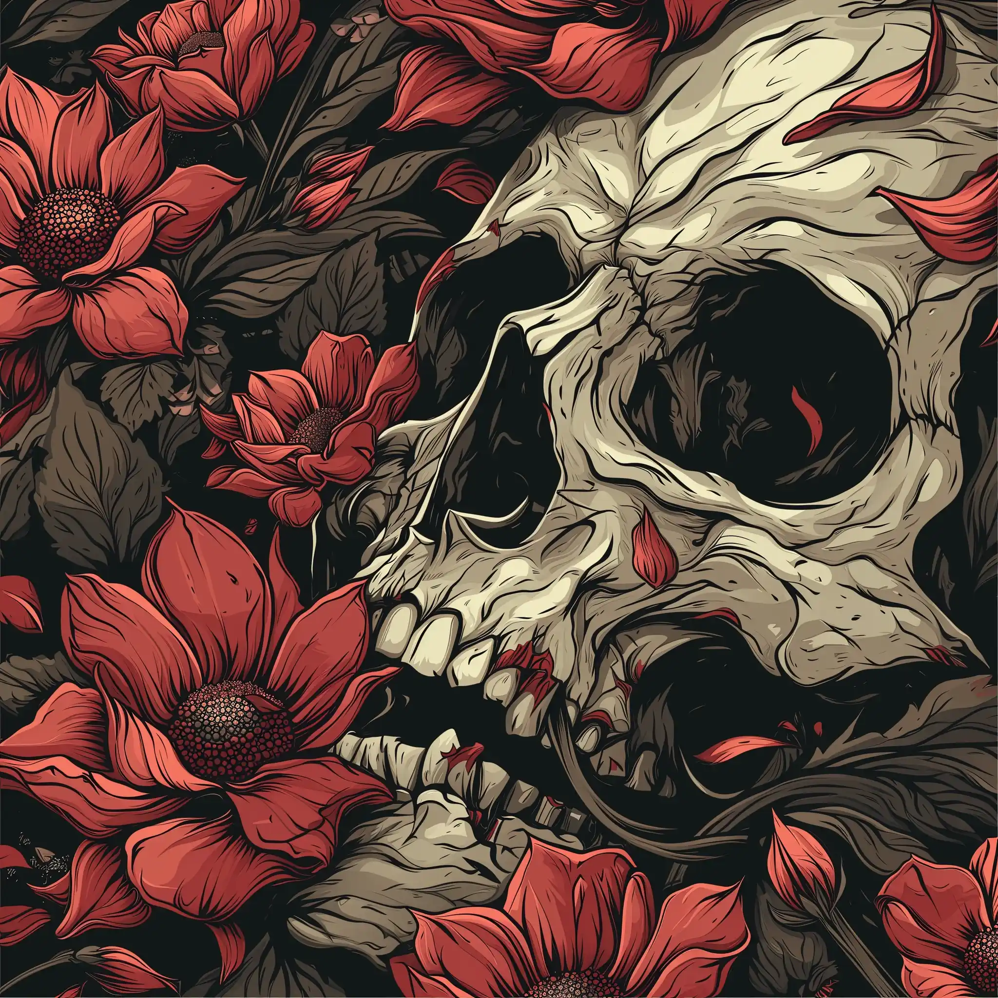 Raw Agony Dying Flowers