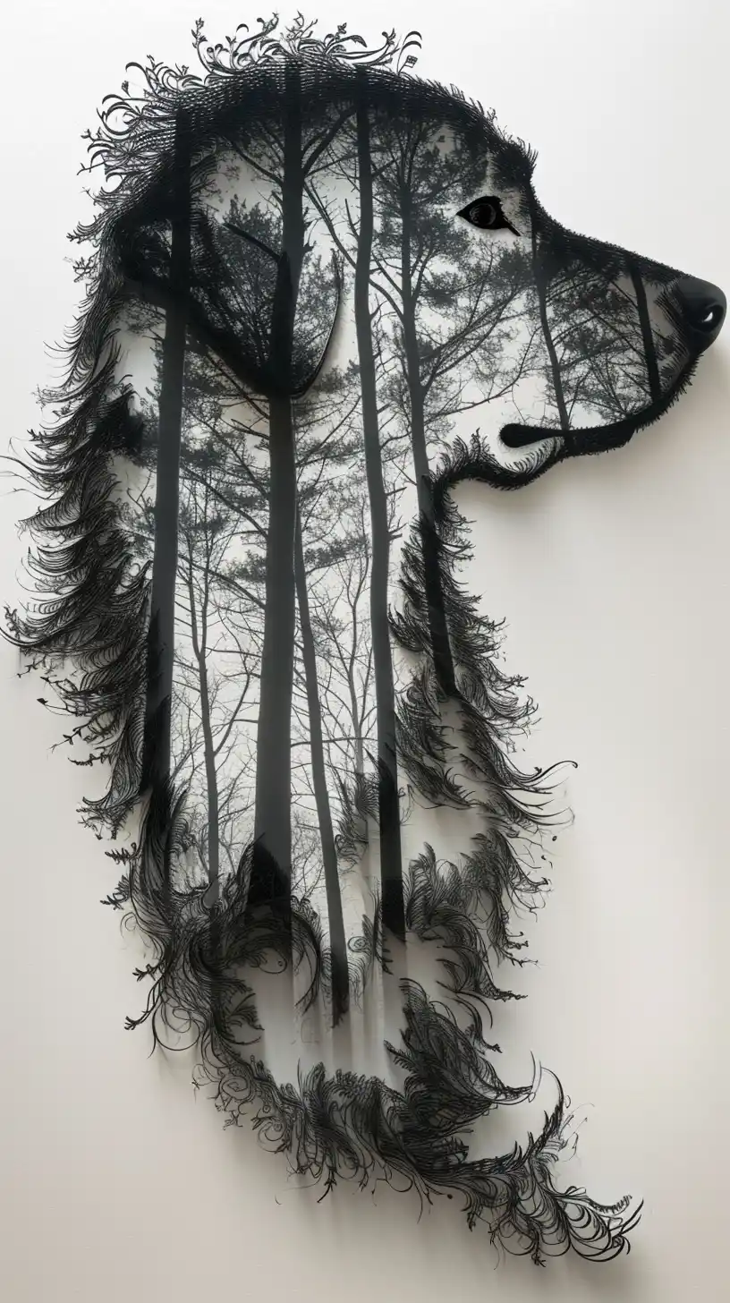 Paper Cutout Double Exposure