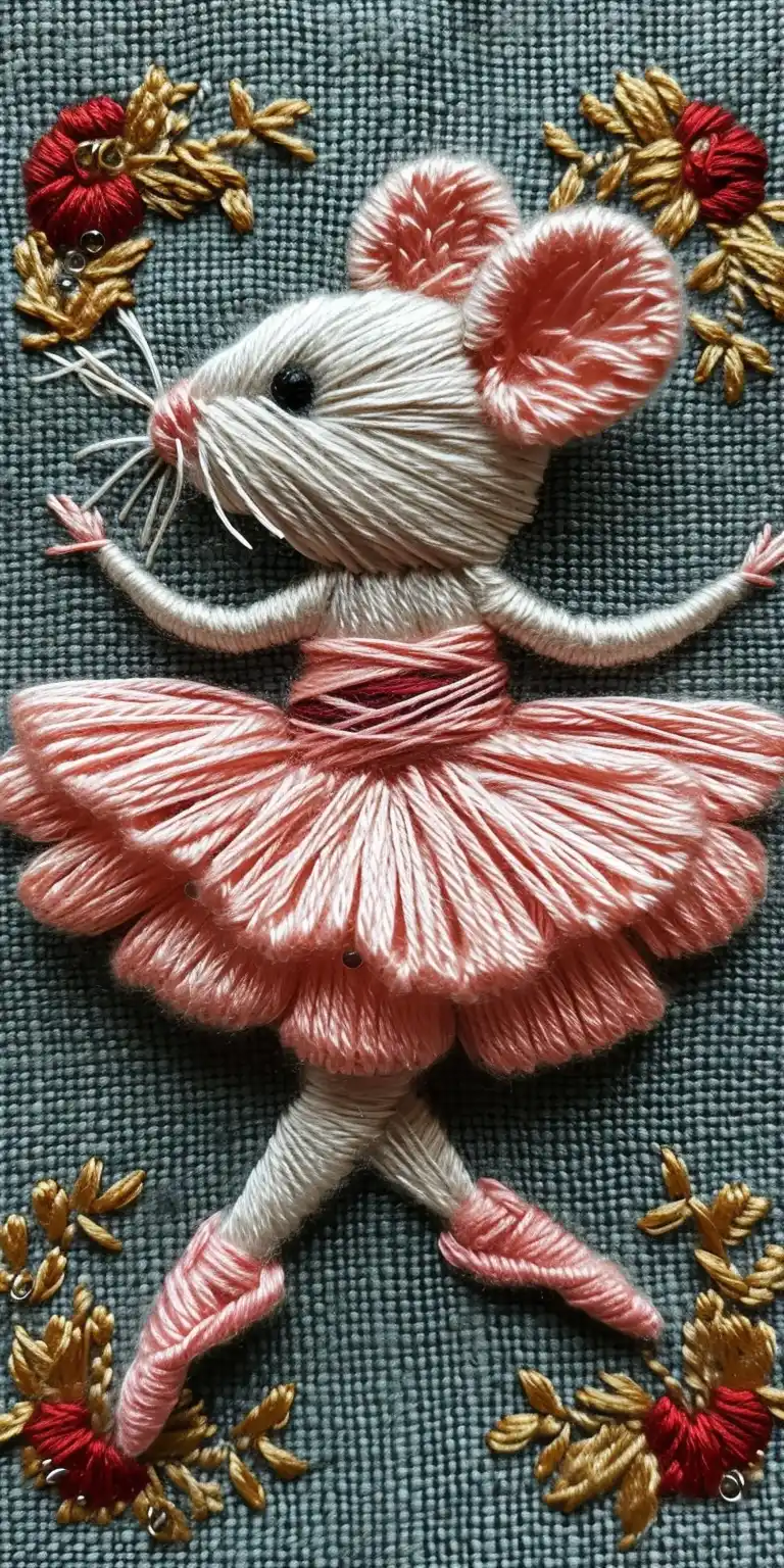 Silk Thread Mouse Ballet