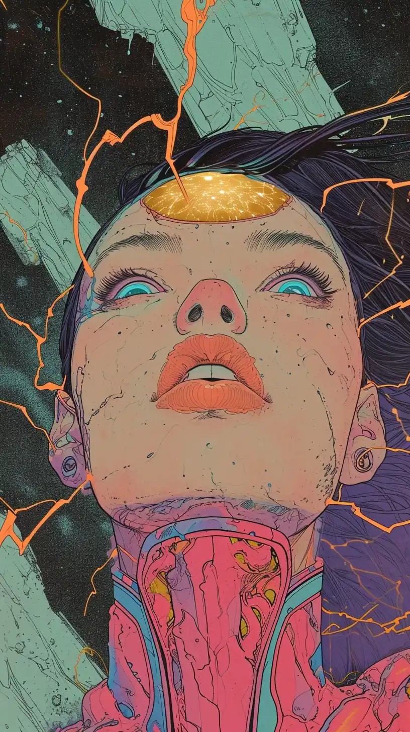 Moebius Android Portrait