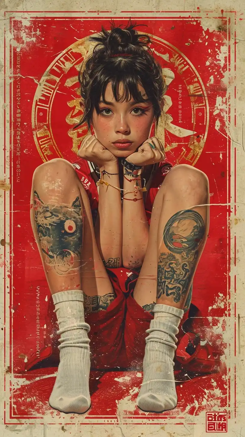 Colorful Japanese Tattooed Boy