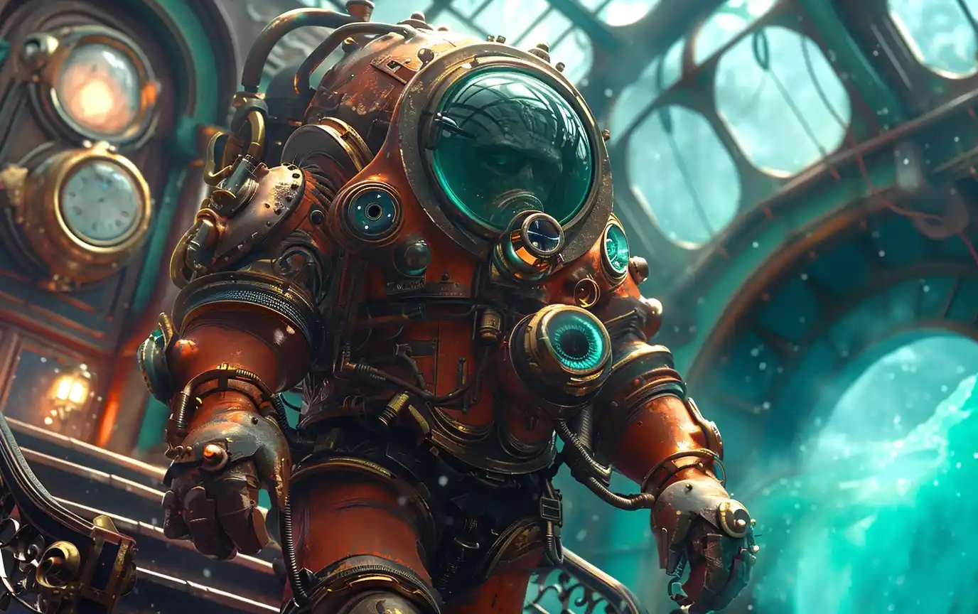 Deep-Sea Diver in Luxury Hold