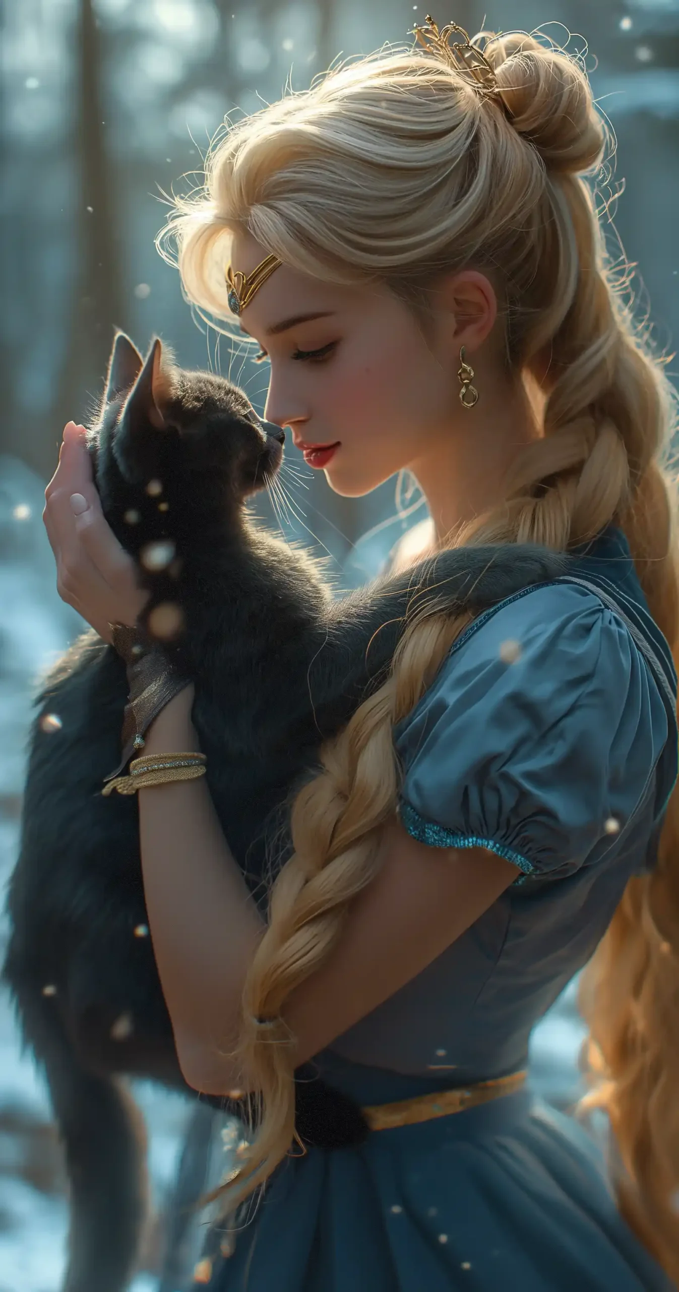 Magical Sailor Moon with Black Cat