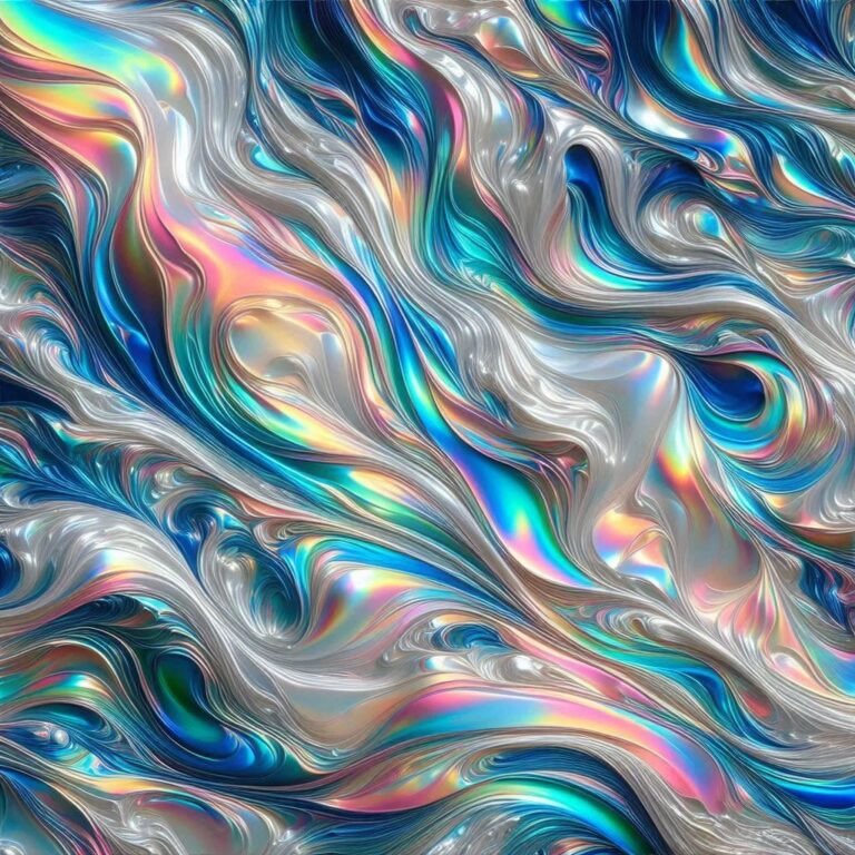 Iridescent Blue Pink and Teal Metallic Background
