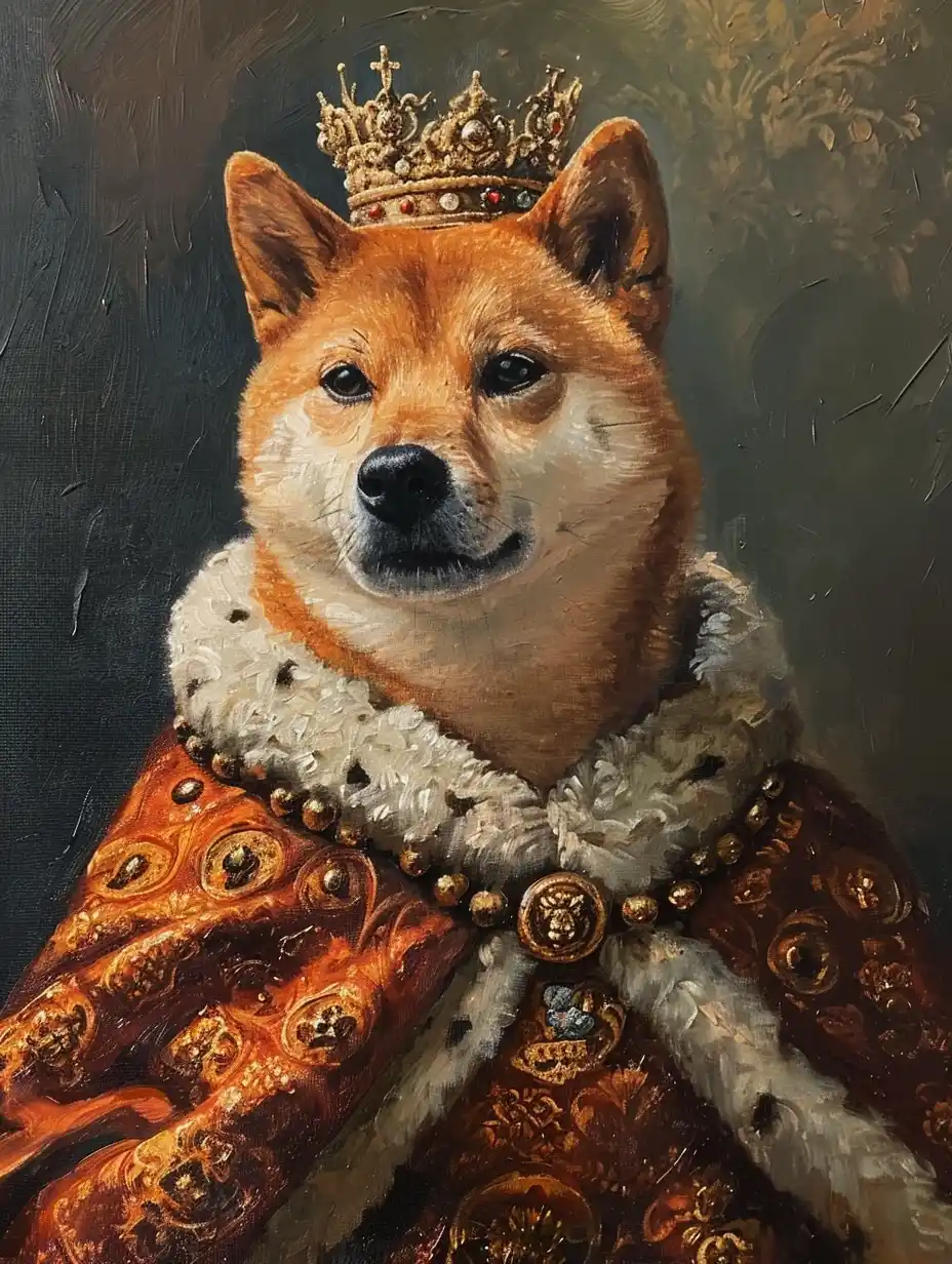 Regal Shiba Inu Oil Crown