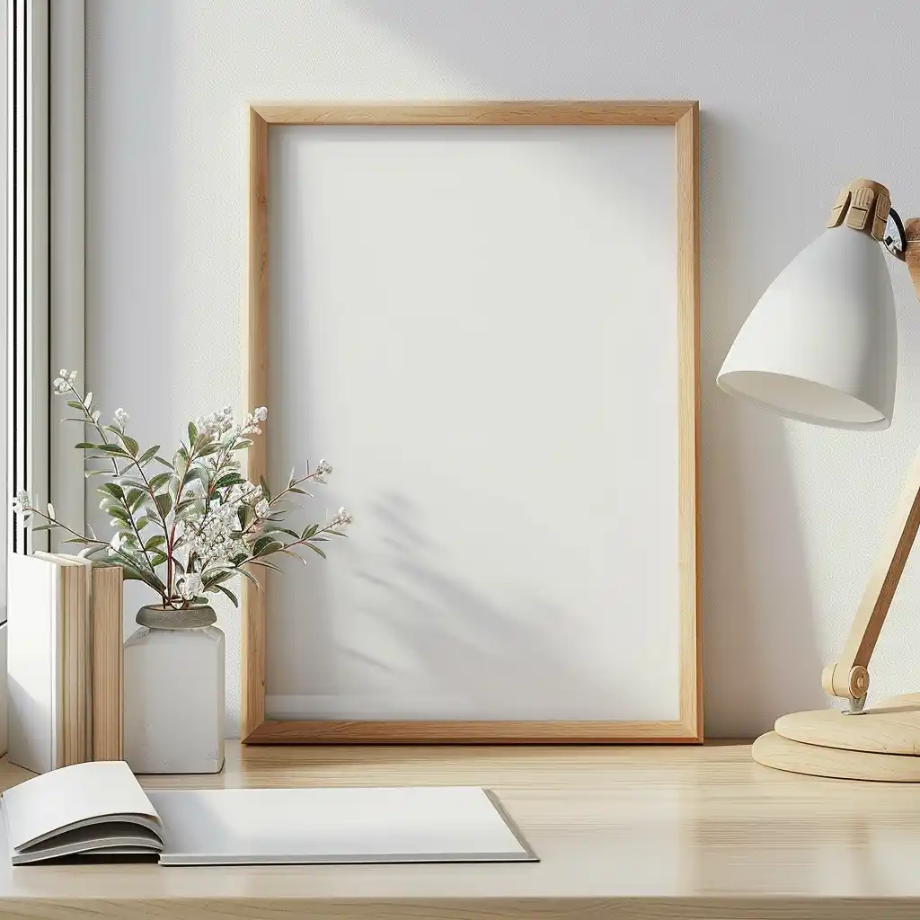 Realistic Desk Mockup