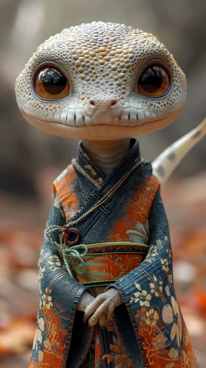 Anthro Boa in Hanfu