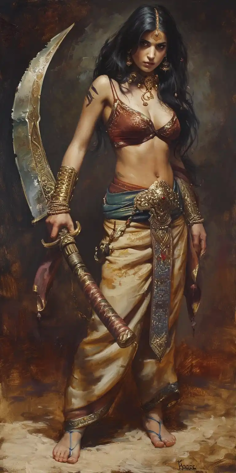 Persian Amazon Warrior
