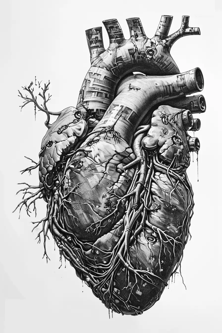 Robotic Heart Darkow Litho