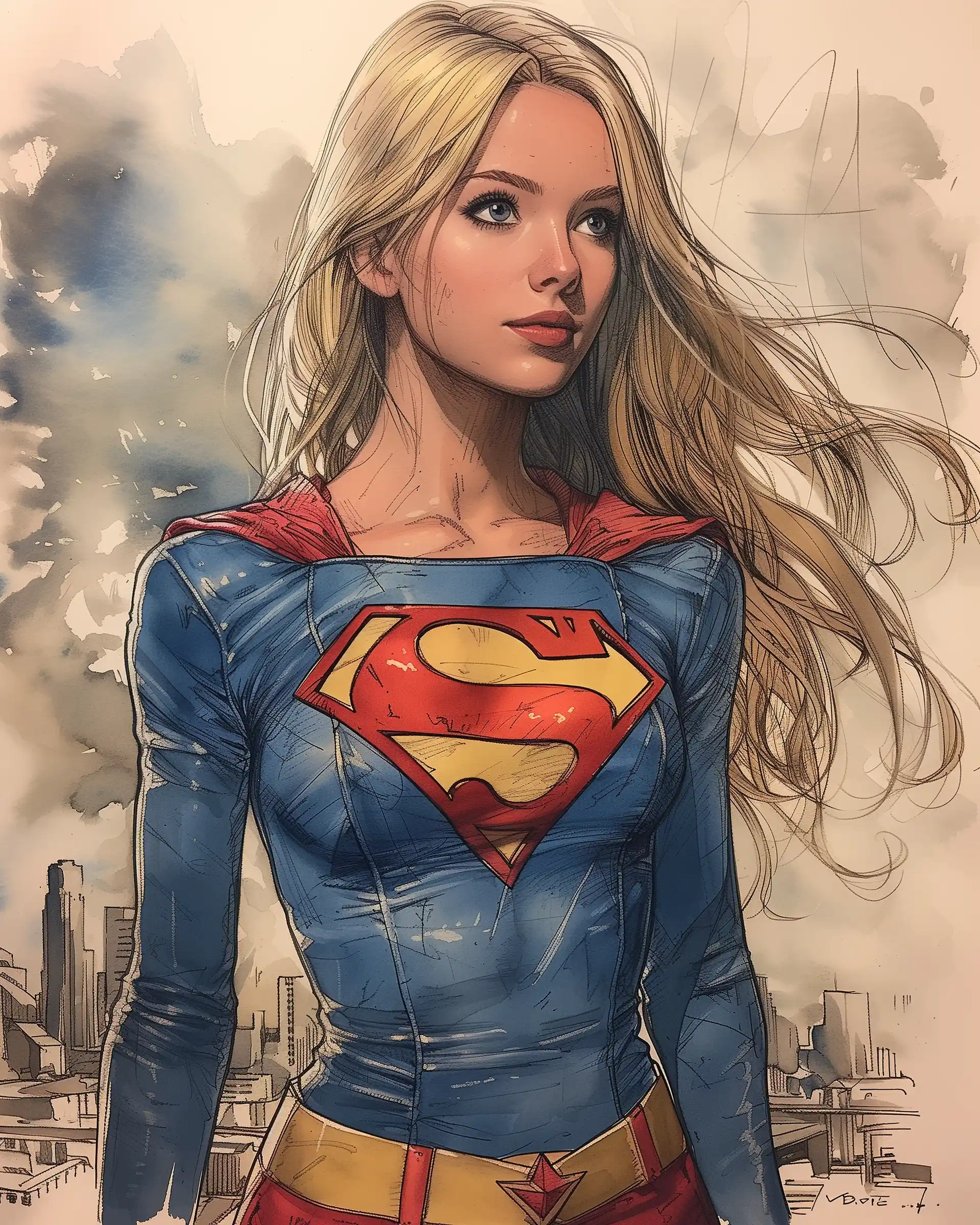 Classic Supergirl Byrne Comic