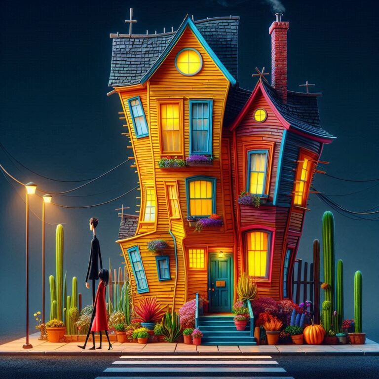 Burton Style Thin Couple by Crooked Colorful House