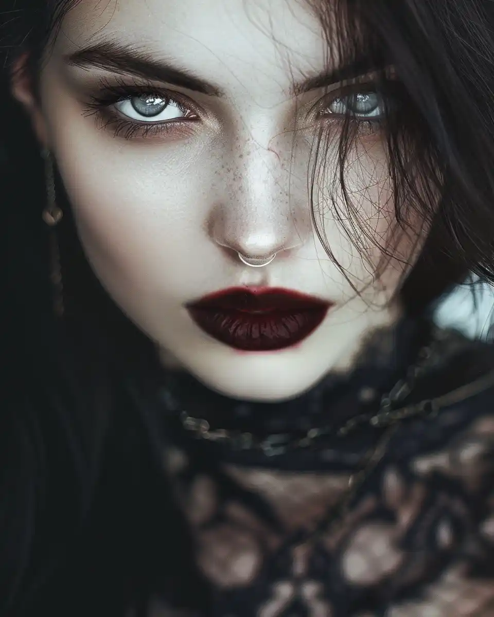 Vampire Portrait Magazine Style