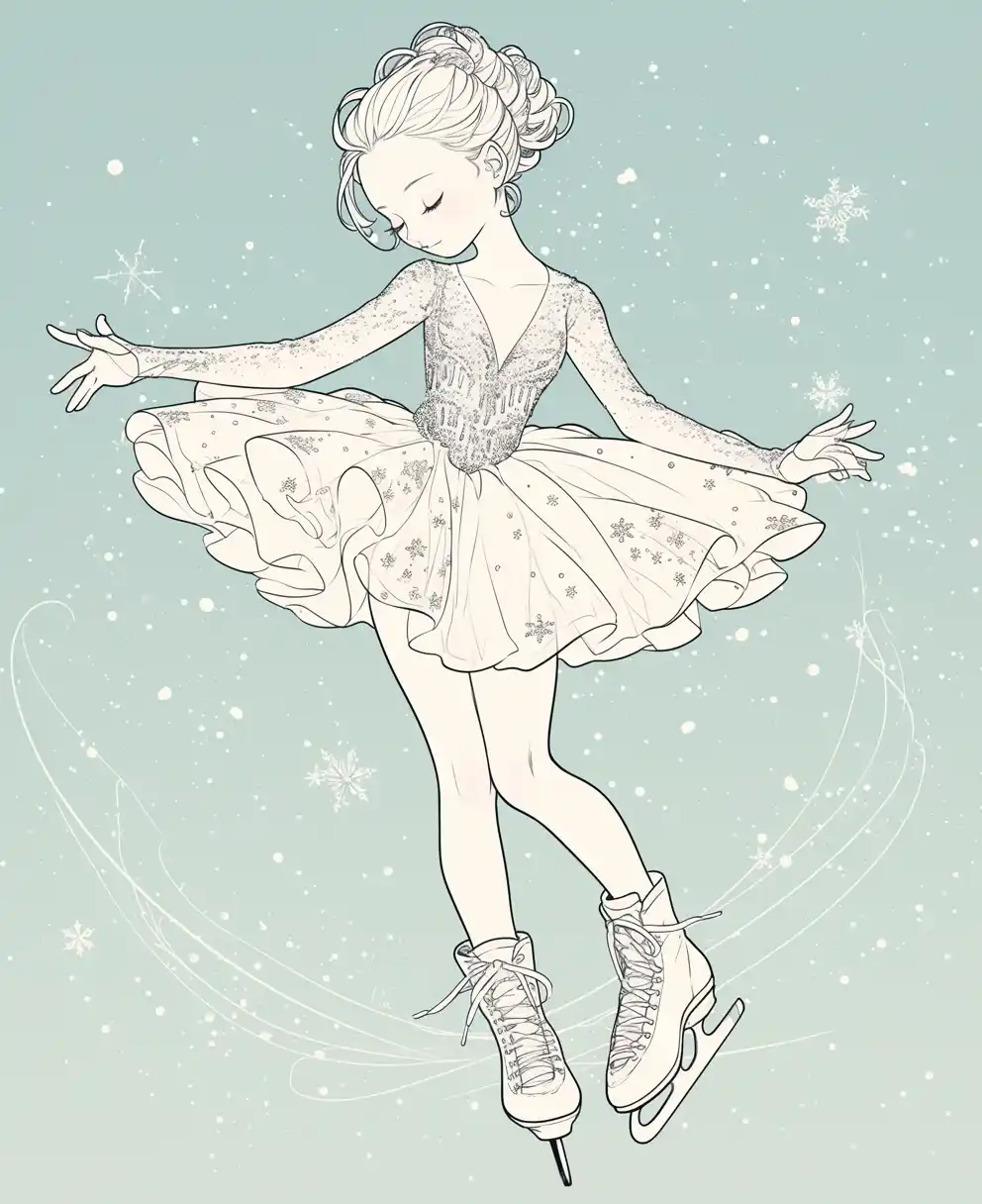Anime Skater Coloring Page