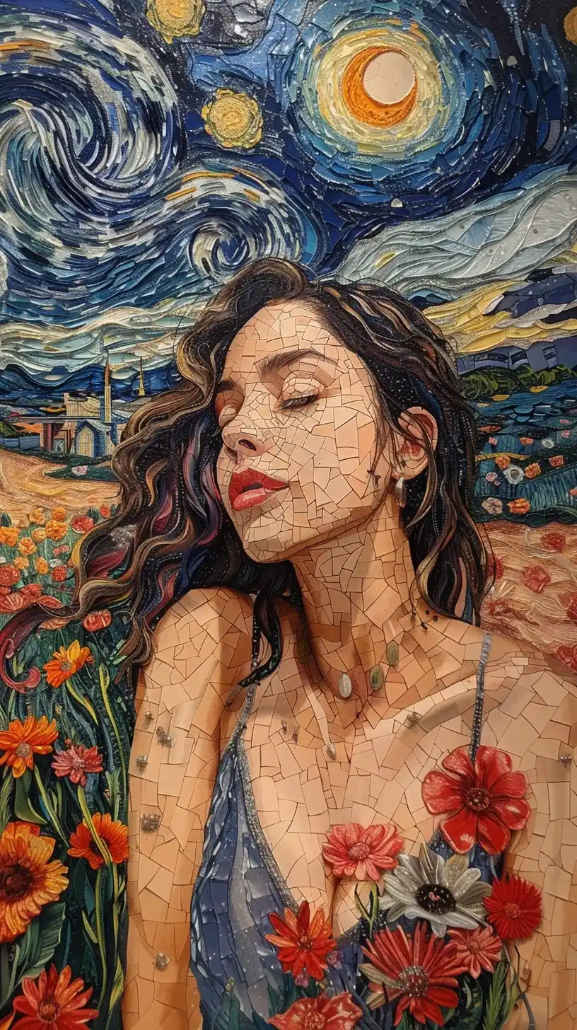 Van Gogh Watercolor Chaos
