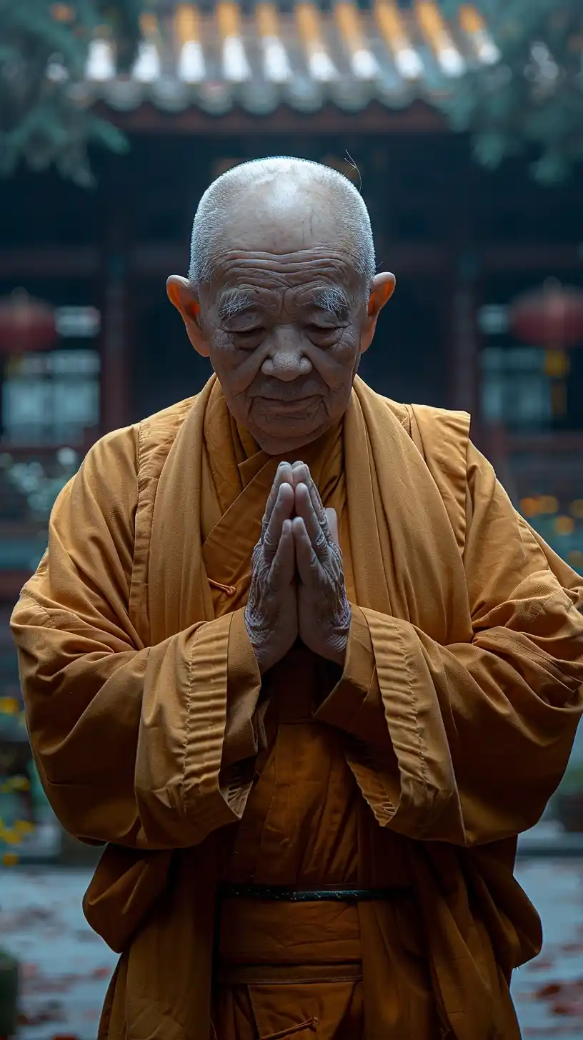 Authentic Monk Portrait