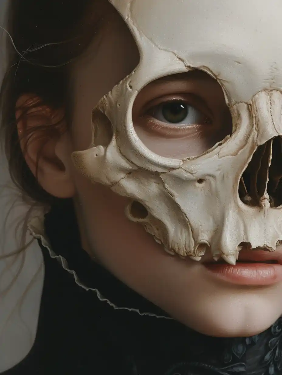 Bone Mask Portrait Realism