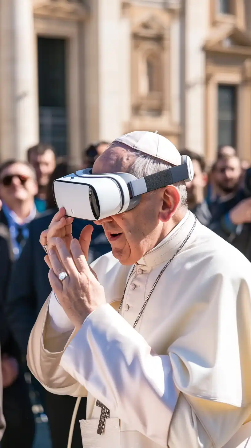 Pope Francis AR Vision